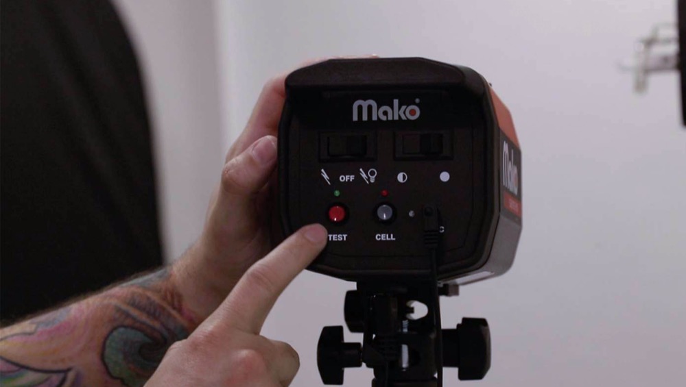 Controle de equipamentos e iluminação de estúdio