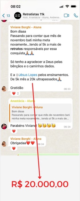 Print de resultado da aluna Viviane
